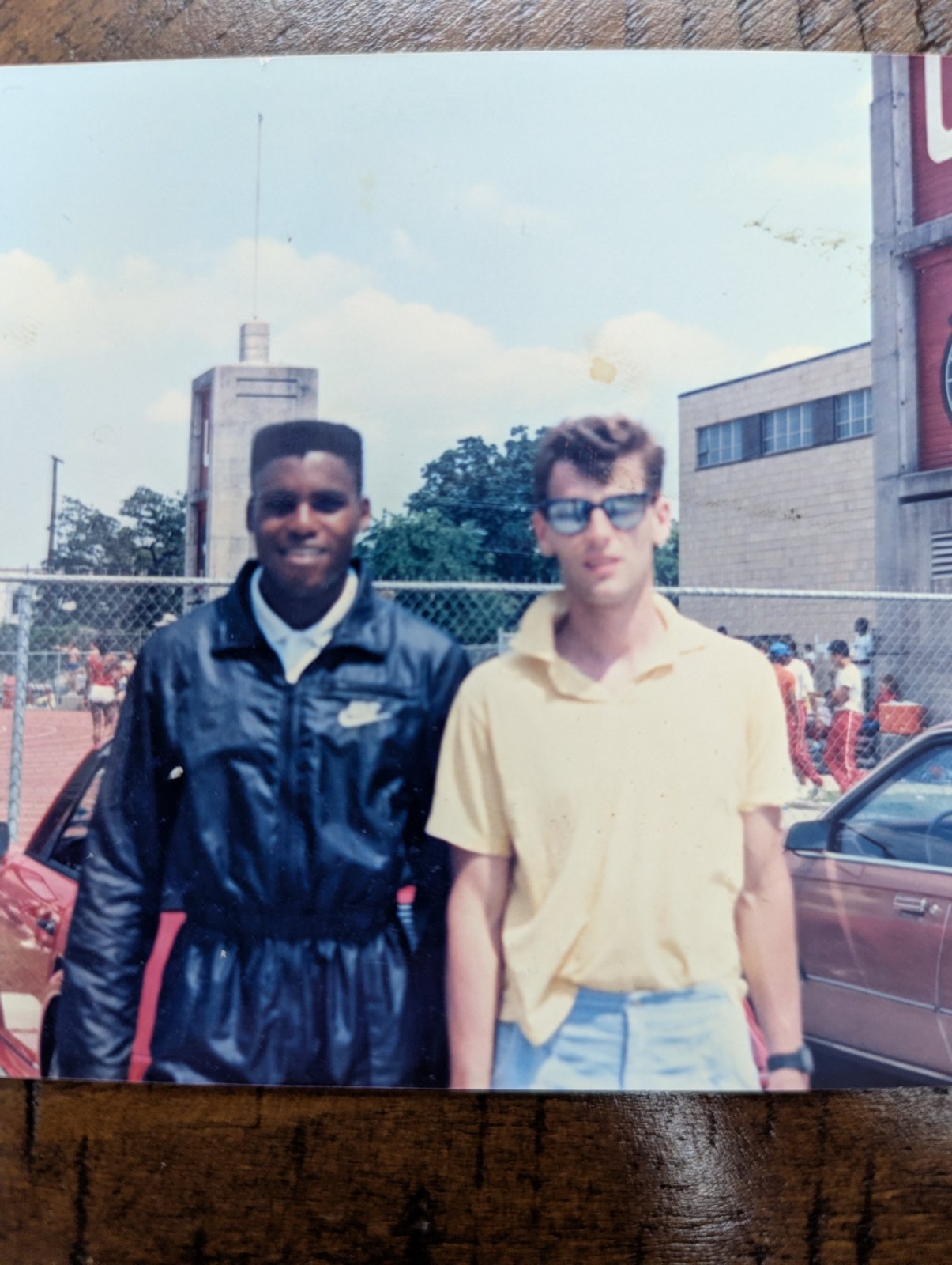 I met Carl Lewis at a track meet